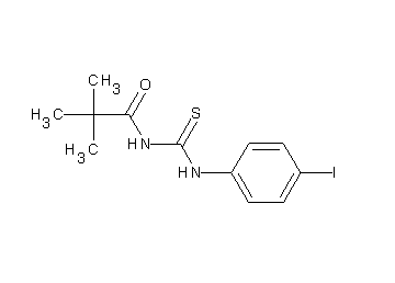 N-{[(4-iodophenyl)amino]carbonothioyl}-2,2-dimethylpropanamide