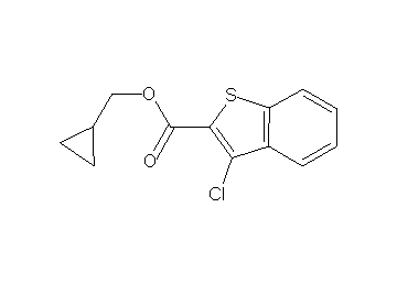 cyclopropylmethyl 3-chloro-1-benzothiophene-2-carboxylate