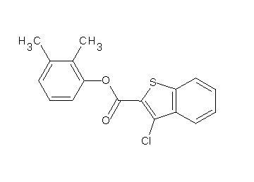 2,3-dimethylphenyl 3-chloro-1-benzothiophene-2-carboxylate - Click Image to Close
