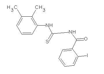 N-{[(2,3-dimethylphenyl)amino]carbonothioyl}-2-iodobenzamide
