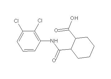 2-{[(2,3-dichlorophenyl)amino]carbonyl}cyclohexanecarboxylic acid