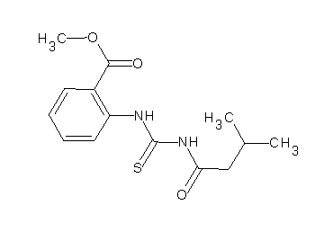 methyl 2-({[(3-methylbutanoyl)amino]carbonothioyl}amino)benzoate