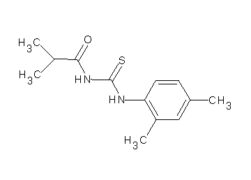 N-{[(2,4-dimethylphenyl)amino]carbonothioyl}-2-methylpropanamide