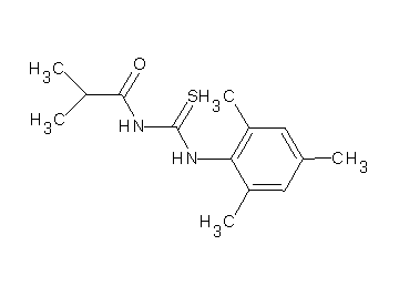 N-[(mesitylamino)carbonothioyl]-2-methylpropanamide
