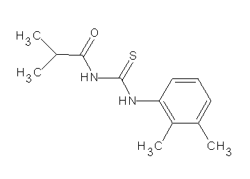 N-{[(2,3-dimethylphenyl)amino]carbonothioyl}-2-methylpropanamide