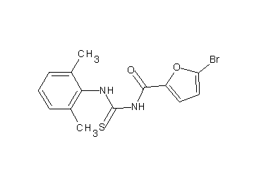 5-bromo-N-{[(2,6-dimethylphenyl)amino]carbonothioyl}-2-furamide