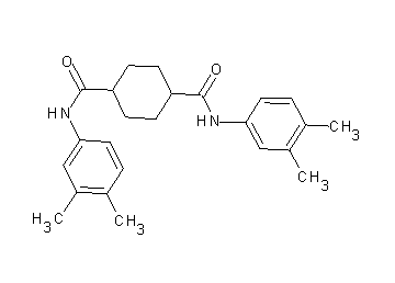 N,N'-bis(3,4-dimethylphenyl)-1,4-cyclohexanedicarboxamide