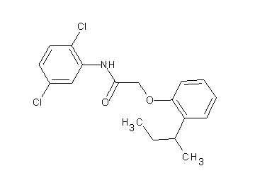 2-(2-sec-butylphenoxy)-N-(2,5-dichlorophenyl)acetamide