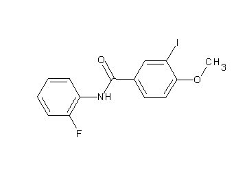 N-(2-fluorophenyl)-3-iodo-4-methoxybenzamide