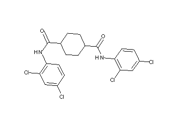 N,N'-bis(2,4-dichlorophenyl)-1,4-cyclohexanedicarboxamide