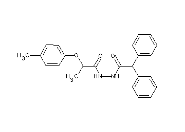 N'-(diphenylacetyl)-2-(4-methylphenoxy)propanohydrazide
