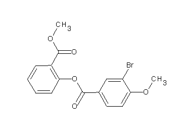2-(methoxycarbonyl)phenyl 3-bromo-4-methoxybenzoate