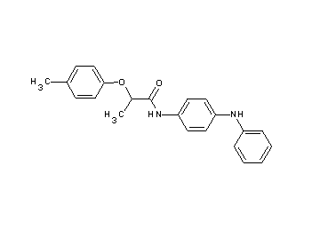 N-(4-anilinophenyl)-2-(4-methylphenoxy)propanamide