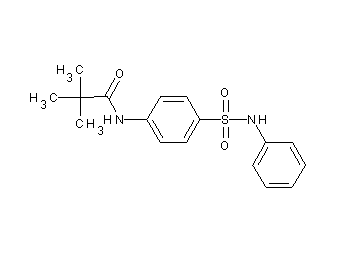 N-[4-(anilinosulfonyl)phenyl]-2,2-dimethylpropanamide