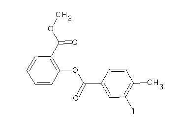 2-(methoxycarbonyl)phenyl 3-iodo-4-methylbenzoate