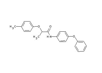 2-(4-methylphenoxy)-N-(4-phenoxyphenyl)propanamide