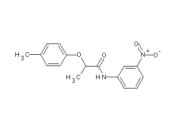 2-(4-methylphenoxy)-N-(3-nitrophenyl)propanamide