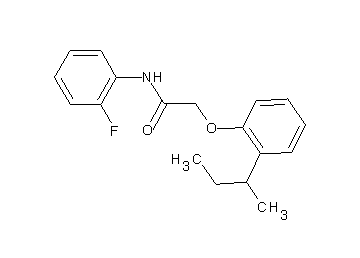 2-(2-sec-butylphenoxy)-N-(2-fluorophenyl)acetamide