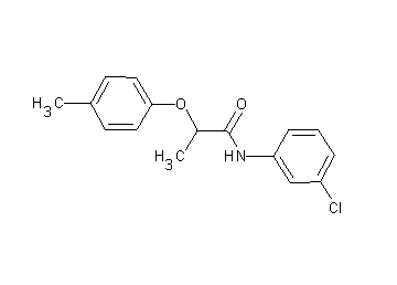 N-(3-chlorophenyl)-2-(4-methylphenoxy)propanamide