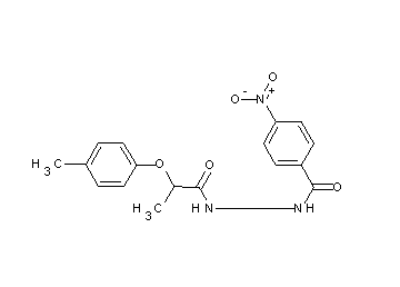 N'-[2-(4-methylphenoxy)propanoyl]-4-nitrobenzohydrazide