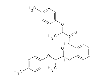 N,N'-1,2-phenylenebis[2-(4-methylphenoxy)propanamide]