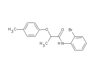 N-(2-bromophenyl)-2-(4-methylphenoxy)propanamide