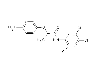 2-(4-methylphenoxy)-N-(2,4,5-trichlorophenyl)propanamide