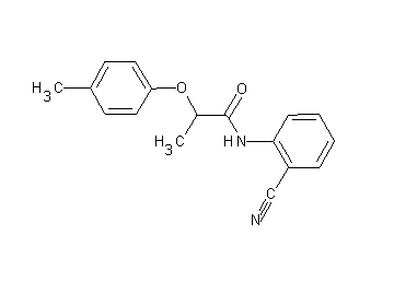 N-(2-cyanophenyl)-2-(4-methylphenoxy)propanamide
