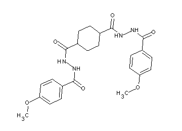 N'1,N'4-bis(4-methoxybenzoyl)-1,4-cyclohexanedicarbohydrazide