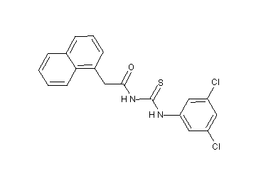 N-{[(3,5-dichlorophenyl)amino]carbonothioyl}-2-(1-naphthyl)acetamide