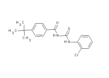 4-tert-butyl-N-{[(2-chlorophenyl)amino]carbonothioyl}benzamide