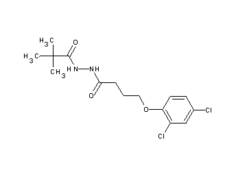 4-(2,4-dichlorophenoxy)-N'-(2,2-dimethylpropanoyl)butanohydrazide - Click Image to Close