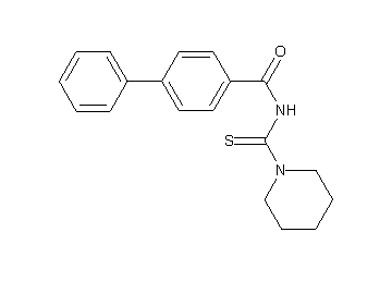 N-(1-piperidinylcarbonothioyl)-4-biphenylcarboxamide