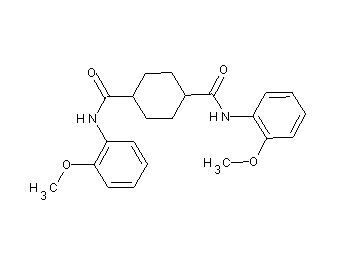 N,N'-bis(2-methoxyphenyl)-1,4-cyclohexanedicarboxamide