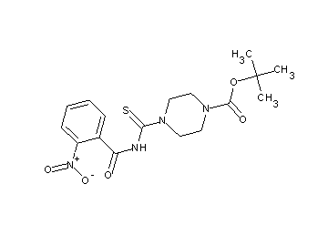 tert-butyl 4-{[(2-nitrobenzoyl)amino]carbonothioyl}-1-piperazinecarboxylate