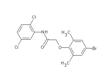 2-(4-bromo-2,6-dimethylphenoxy)-N-(2,5-dichlorophenyl)acetamide