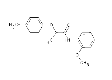 N-(2-methoxyphenyl)-2-(4-methylphenoxy)propanamide