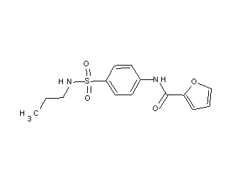 N-{4-[(propylamino)sulfonyl]phenyl}-2-furamide