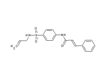 N-{4-[(allylamino)sulfonyl]phenyl}-3-phenylacrylamide - Click Image to Close