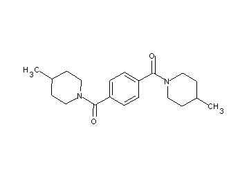 1,1'-[1,4-phenylenedi(carbonyl)]bis(4-methylpiperidine)