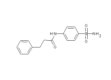 N-[4-(aminosulfonyl)phenyl]-3-phenylpropanamide