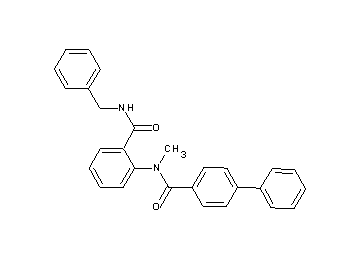 N-{2-[(benzylamino)carbonyl]phenyl}-N-methyl-4-biphenylcarboxamide