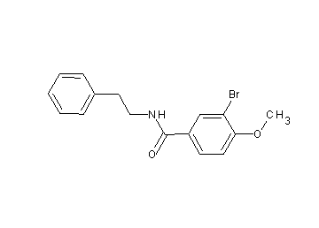 3-bromo-4-methoxy-N-(2-phenylethyl)benzamide