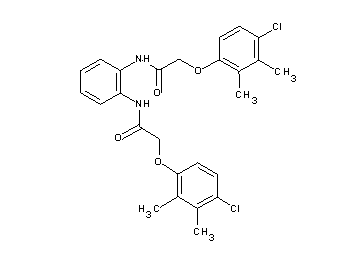 N,N'-1,2-phenylenebis[2-(4-chloro-2,3-dimethylphenoxy)acetamide]