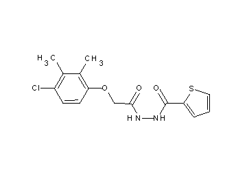 N'-[2-(4-chloro-2,3-dimethylphenoxy)acetyl]-2-thiophenecarbohydrazide