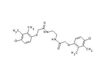 N,N'-1,2-ethanediylbis[2-(4-chloro-2,3-dimethylphenoxy)acetamide]