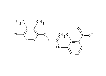 2-(4-chloro-2,3-dimethylphenoxy)-N-(2-methyl-3-nitrophenyl)acetamide