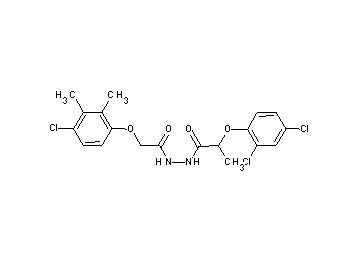 N'-[(4-chloro-2,3-dimethylphenoxy)acetyl]-2-(2,4-dichlorophenoxy)propanohydrazide - Click Image to Close
