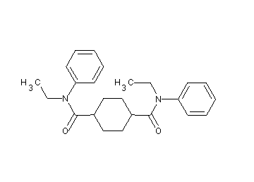 N,N'-diethyl-N,N'-diphenyl-1,4-cyclohexanedicarboxamide