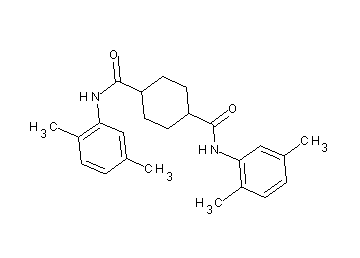 N,N'-bis(2,5-dimethylphenyl)-1,4-cyclohexanedicarboxamide
